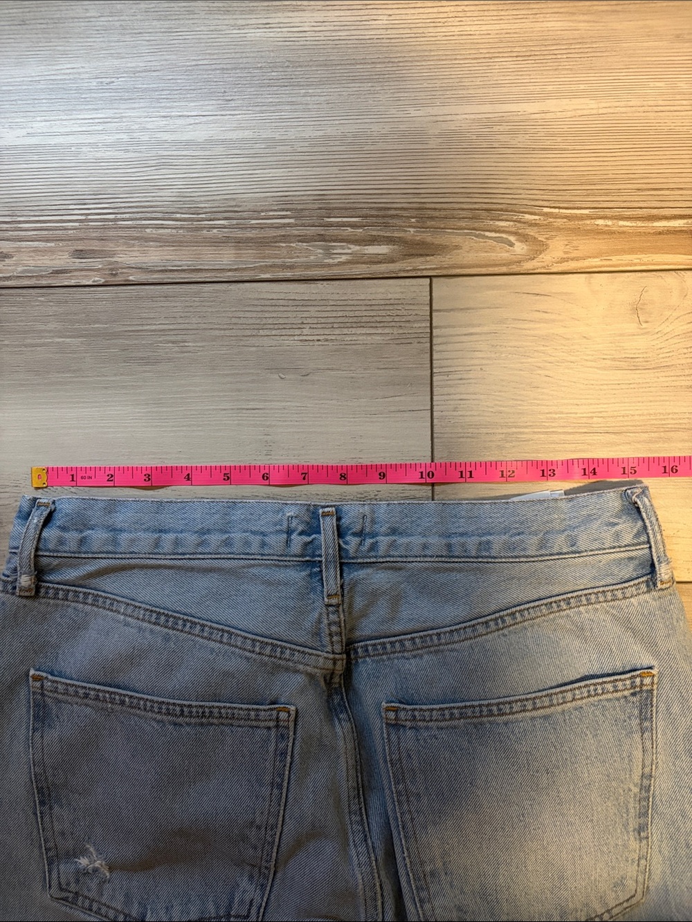 Agolde 90’s Mid Rise Loose Fit Jeans Size 29 Light/mid Wash - Picture 9 of 12